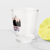 Albany NY City Skyline Shot Glas (Rechts)