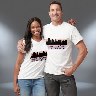 Albany NY City Skyline T-shirt