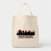Albany NY City Skyline Tote Bag (Voorkant)