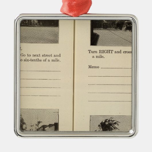 Albany, NY Metalen Ornament (Voorkant)