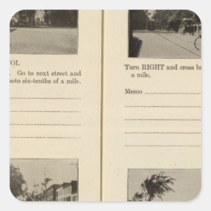 Albany, NY Vierkante Sticker