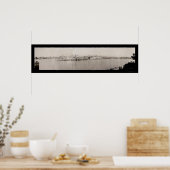 Albany NY Waterfront Foto 1909 Poster (Keuken)