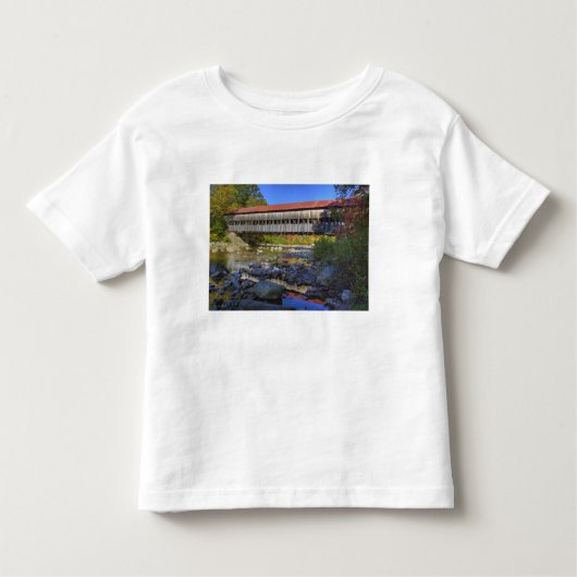 Albany overdekte brug over de Swift River, White Kinder Shirts (Voorkant)