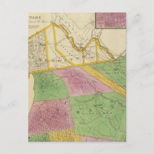 Albany, provincie Schenectady Briefkaart (Voorkant)