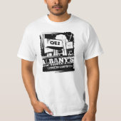 Albany QE2  Retro T-Shirt (Voorkant)