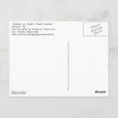 albany ' s nachts : parelstraat briefkaart (Achterkant)