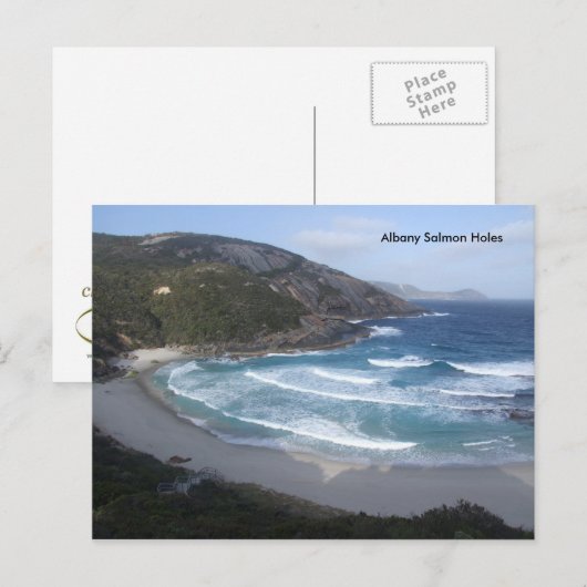 Albany Salmon Holes Briefkaart (Voorkant / Achterkant)