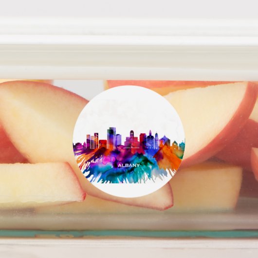 Albany Skyline Labels (Aangebracht)