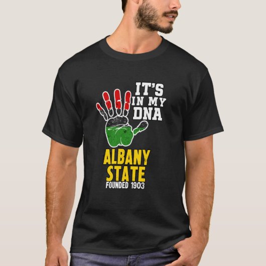 Albany State, ASU, Souvenir HBC-ontwerp T-shirt (Voorkant)