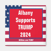 Albany Support TRUMP 2024 magnet (Voorkant)