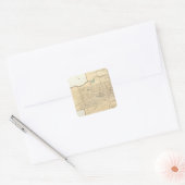 Albany Vierkante Sticker (Envelop)