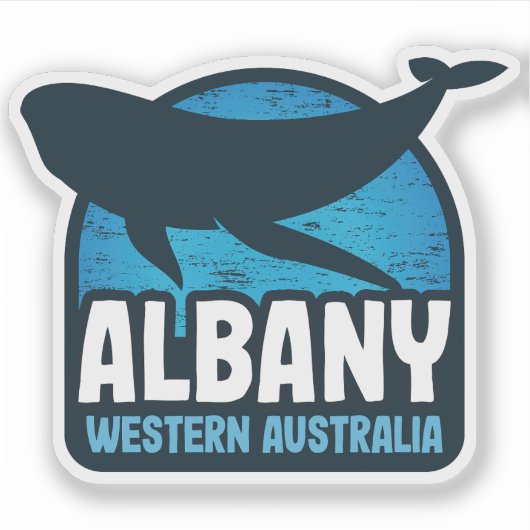 Albany, WA Sticker (Voorkant)