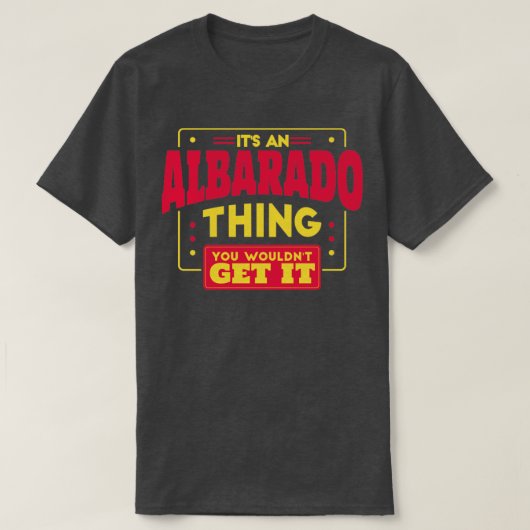 Albarado T-shirt (Design voorkant)