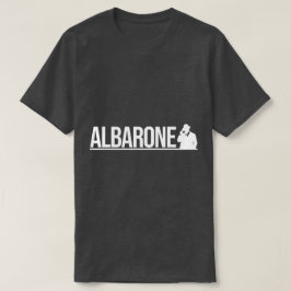 Albarone Gangster Silhouette Grafisch - Wit T-shirt