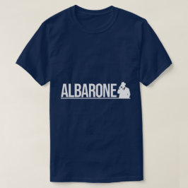 Albarone Gangster Silhouette Grafisch - Wit T-shirt