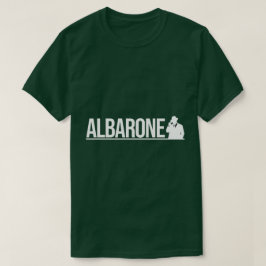 Albarone Gangster Silhouette Grafisch - Wit T-shirt