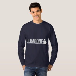 Albarone Gangster Silhouette Grafisch - Wit T-shirt