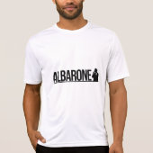 Albarone Gangster Silhouette Graphic - black  Hood T-shirt (Voorkant)
