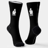 Albarone Gangster Silhouette Premium Crew Socks Sokken (Gebogen)