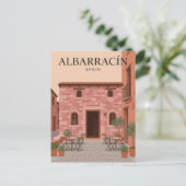 Albarracín Spanje Briefkaart (Staand voorkant)