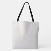 Albast Solid Effen Kleur Tote Bag (Voorkant)
