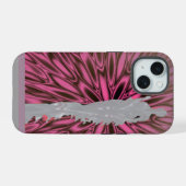Albasten beeld iPhone 15 case (Achterkant horizontaal)