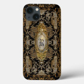 Albatronia elegante monogram Case-Mate iPhone case (Achterkant)