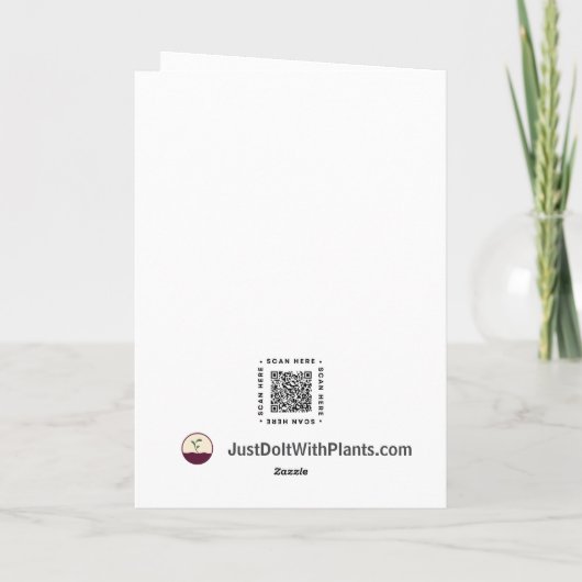 Albatros blauw en wit verjaardag kaart (Achterkant)