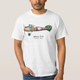 Albatros D.V. ww1 Duits vuurvliegtuig T-shirt