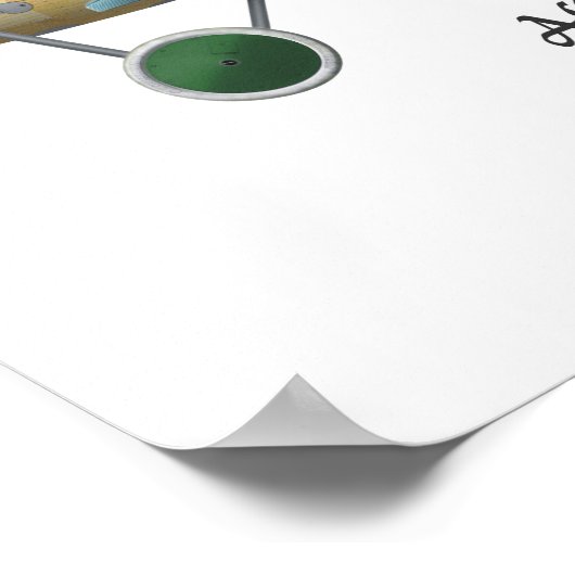 Albatros D.V. ww1 German Fighter Plane Bäumer Poster (Hoek)