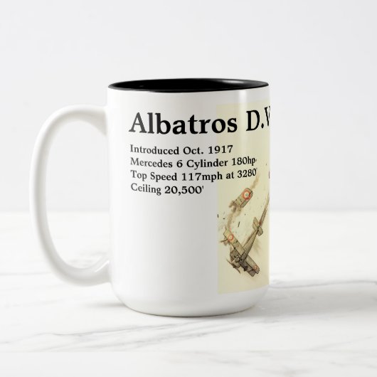 Albatros D.Va Tweekleurige Koffiemok (Links)