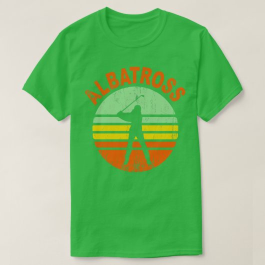 Albatros golf retro t-shirt (Design voorkant)
