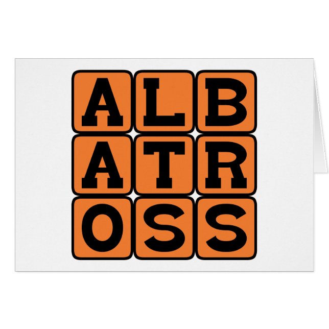 Albatros, grote zeevogel (Voorkant Horizontaal)