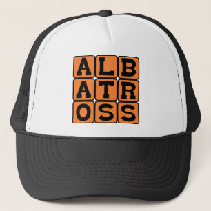 Albatros, grote zeevogel trucker pet