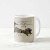 Albatros Lt. Von Hipple WWI Coffee Mok (Voorkant rechts)