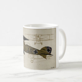 Albatros Lt. Von Hipple WWI Coffee Mok