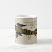 Albatros Lt. Von Hipple WWI Coffee Mok (Center)