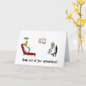 Albatros Psychiatrist Kaart (Gele Bloem)