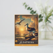 albatros | Schattige familie  Briefkaart (Staand voorkant)