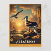 albatros | Schattige familie  Briefkaart (Voorkant)