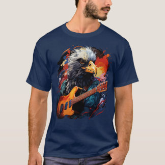 Albatros spelen gitaar t-shirt