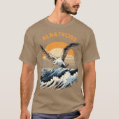 Albatros vangt vis t-shirt (Voorkant)