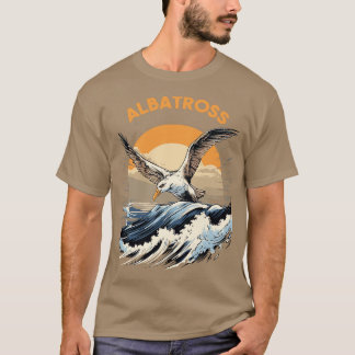 Albatros vangt vis t-shirt