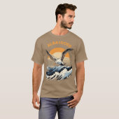 Albatros vangt vis t-shirt (Voorkant volledig)