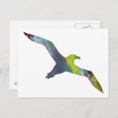 Albatross Animal silhouette Briefkaart (Voorkant / Achterkant)