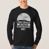 Albatross Bird Feather Animal Seabird Cute T-shirt (Voorkant)