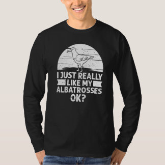 Albatross Bird Feather Animal Seabird Cute T-shirt