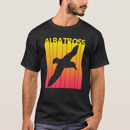 Albatross Bird Retro Costume T-shirt (Voorkant)
