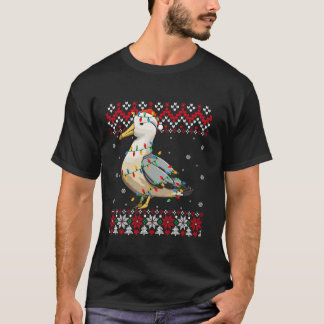 Albatross Bird Santa Hat Mannen Vrouwen Kinder Lel T-shirt