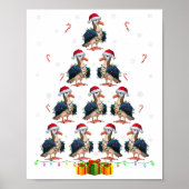 Albatross Santa Hat Xmas Lights Mannen Vrouwen Ker Poster (Voorkant)